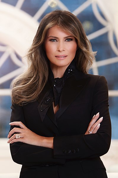 Portrait of Melania Trump from Whitehouse.gov.