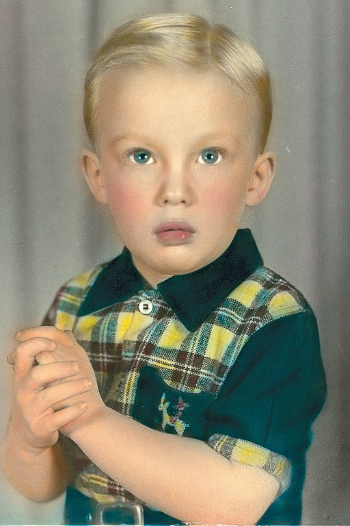 Trump as a child. This picture was taken between 1946 and 1955 